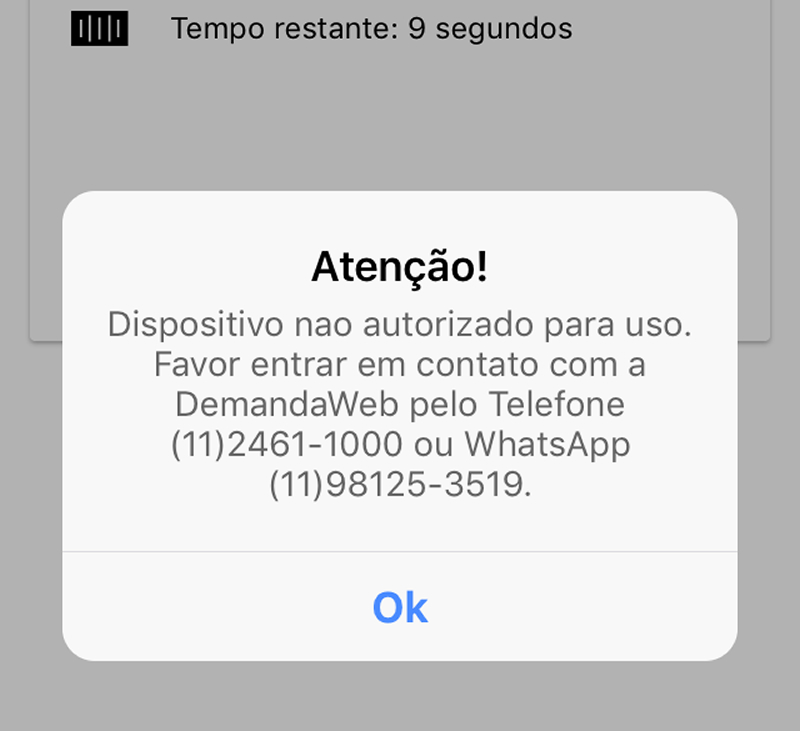 Aplicativo DemandaWeb na Apple Store